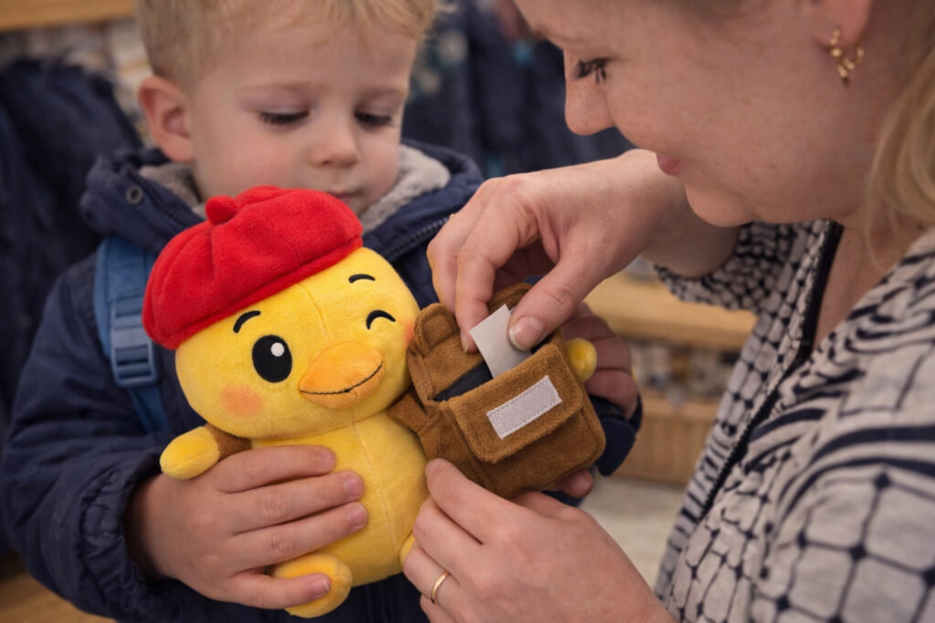 Der kleine Rucksack macht den Unterschied.